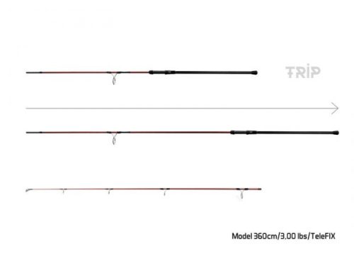 Delphin Etna E3 Trip Horgászbot 3.60m 3lb