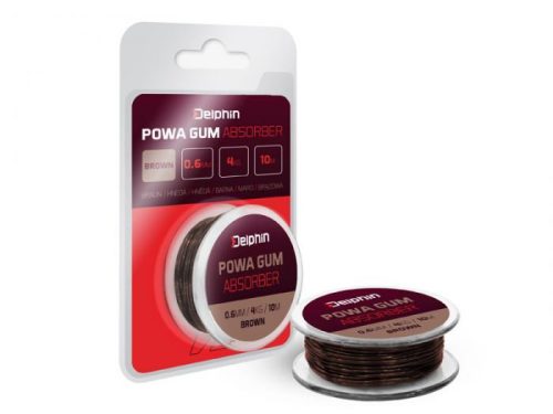 Delphin Powa Gum Absorber Barna Erőgumi 10m 0.6mm 4kg