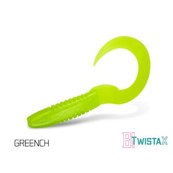 Delphin twistaX eeltail UVs twister műcsali 15cm greench