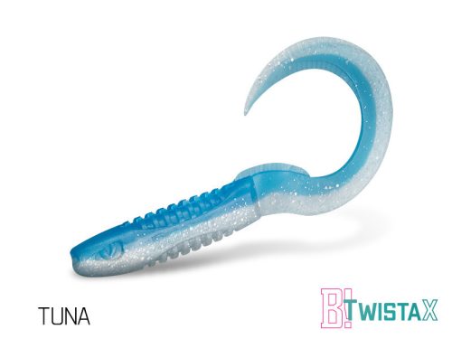 Delphin twistaX eeltail UVs twister műcsali 15cm tuna