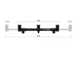 Delphin flexibuzz állítható buzzbar XL 25-35cm