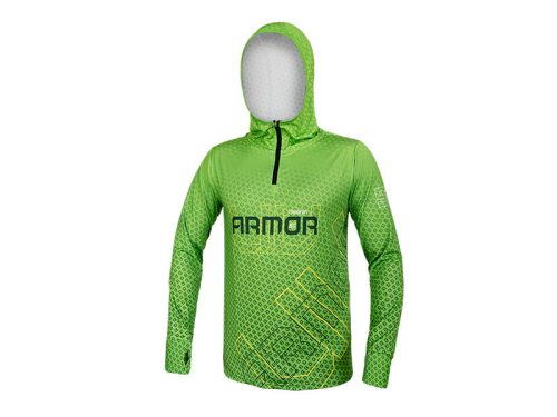 Delphin uv armor 50+neon kapucnis hosszú ujjú póló S