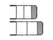 Delphin top spod állvány 60x31cm