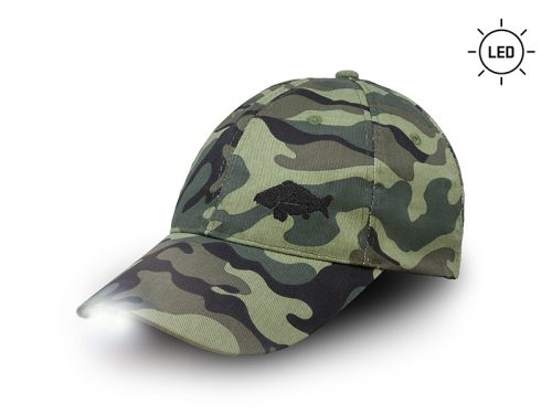 Delphin outline camo led ledes baseball sapka