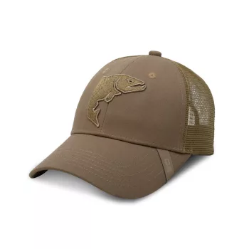 Delphin uni outline trout trucker baseball sapka
