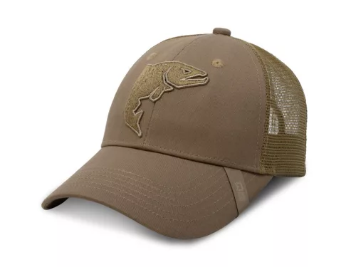 Delphin uni outline trout trucker baseball sapka