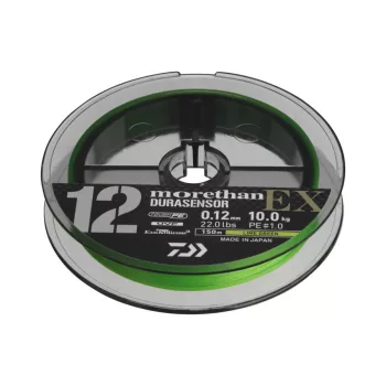   Daiwa uvf morethan durasensor lime green fonott zsinór 150m 0,05mm 4,50kg