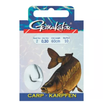 Gamakatsu BKG-3310F Carp előkötött Horog 10 0,20mm