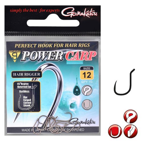 Gamakatsu Power Carp Hair Rigger BL Horog 10