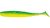 Rapture Xciter Shad Gumihal 10cm Lime Yellow