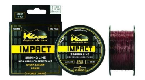 K-Karp Impact Shock Leader Előtét Zsinór 100m 0,50mm