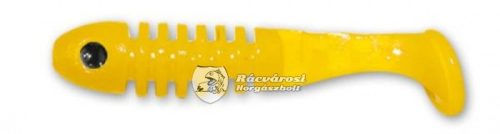 Delalande Skeleton gumihal 8cm (12 sárga) 2db