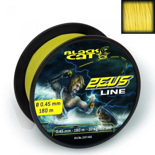 Black Cat Zeus Line Fonott Zsinór 0.60mm 300m 59kg/130lb