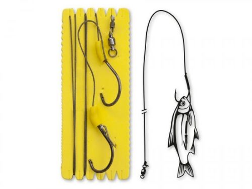 Black Cat Bouy And Boat Ghost Single Hook Rig L-es 6/0-ás