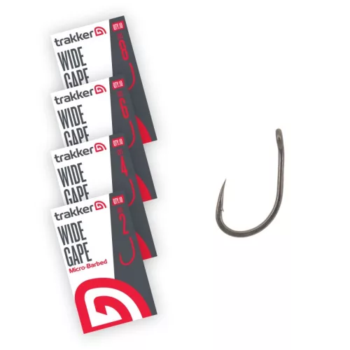 Trakker wide gape micro barbed horog 8
