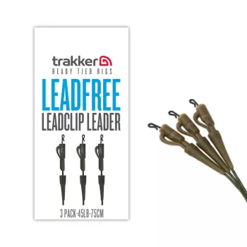   Trakker leadfree leadclip leader ólomkapcsos végszerelék 75cm 3db/cs