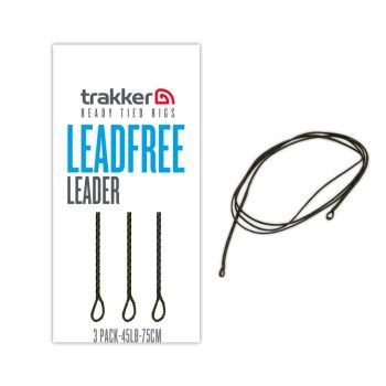 Trakker leadfree leader 45lbs leadcore előtét 75cm 3db/cs