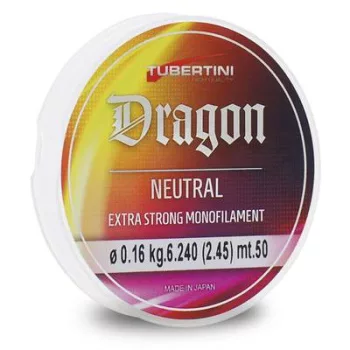 Tubertini dragon neutral monofil előkezsinór 50m 0,16mm