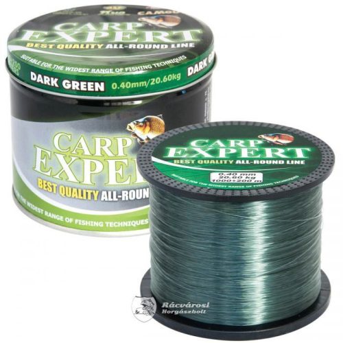 Carp Expert Dark Green 1200m 0,27mm Monofil Horgász Zsinór