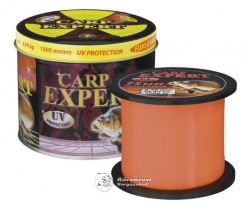 Carp Expert UV Fluo Orange 1000m 0,25mm Monofil Horgász Zsinór