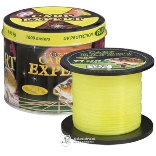 Carp Expert UV Fluo Yellow 1000m 0,30mm Monofil Horgász Zsinór