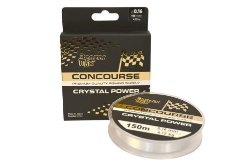 Benzar mix concourse crystal power monofil horgász zsinór 150m 0,10mm