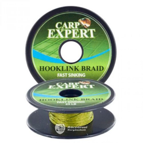 Carp Expert Hooklink Braid Fast Sinking 10m 15lb Fonott Előke Zsinór