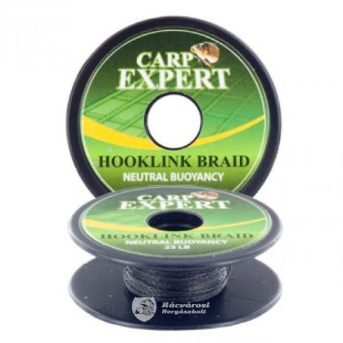 Carp Expert Hookling Braid Neutral Bouyancy Pitch Black 10m 15lb Fonott Előke Zsinór