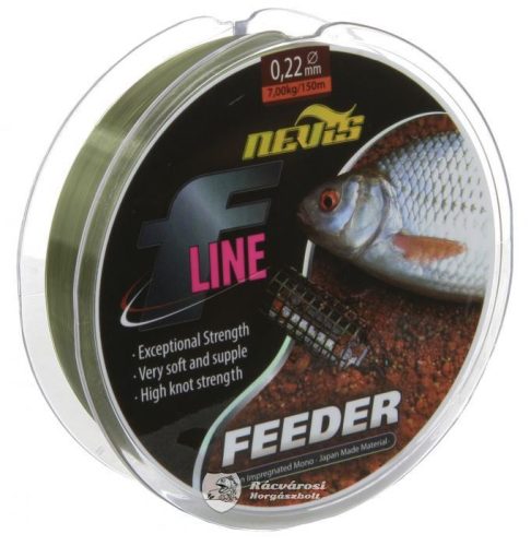 Nevis F-Line Feeder 150m 0,22mm Monofil Horgász Zsinór