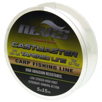 Nevis Castmaster Dobó Előtét Zsinór 5x15m 0,23-0,57mm