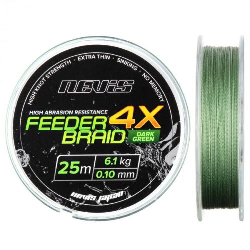 Nevis Feeder Braid x4 Előke Zsinór 25m 0,20mm