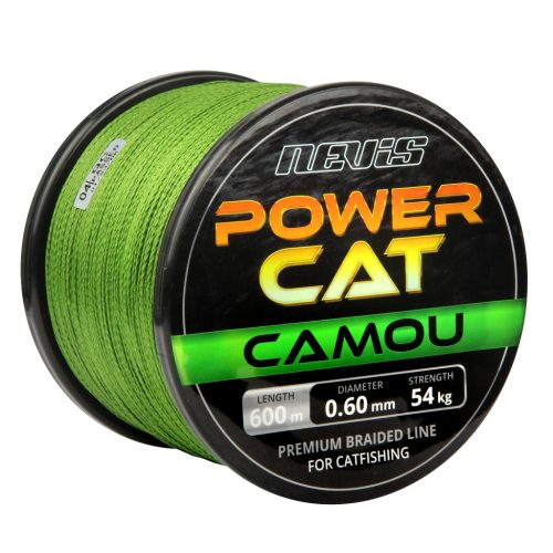 Nevis powercat camo fonott zsinór 600m 0,40mm