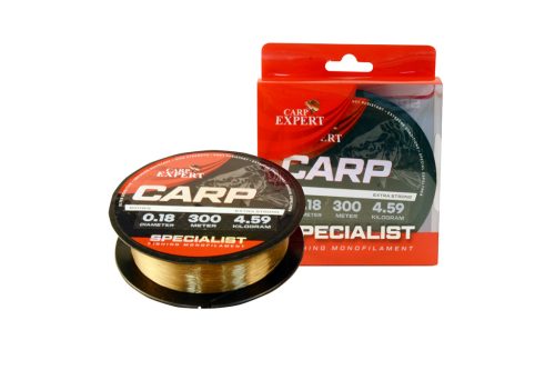 Carp expert specialist carp monofil horgász zsinór barna 300m 0,18mm