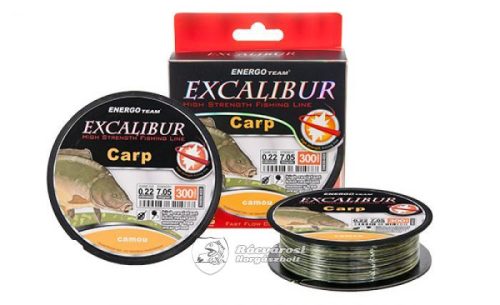 Energo Team Excalibur Carp Camou 300m 0,16mm Monofil Horgász Zsinór