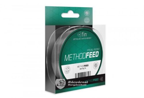 Delphin Fin Method Feed 150m 0,14mm Feeder Monofil Horgász Zsinór szürke