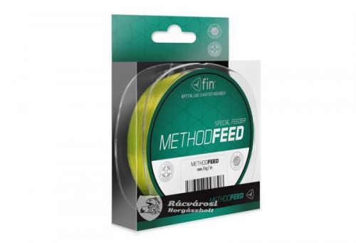 Delphin Fin Method Feed 150m 0,14mm Feeder Monofil Horgász Zsinór sárga