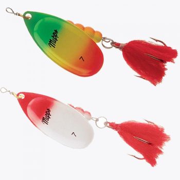 Mepps Aglia No 7 Körforgó Piros-Fehér-Ezüst 30g