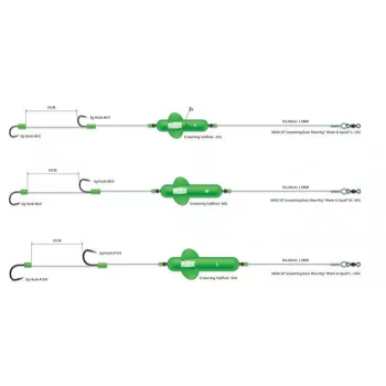 MadCat Screaming Basic River Rig Worm And Squid 160cm 60g