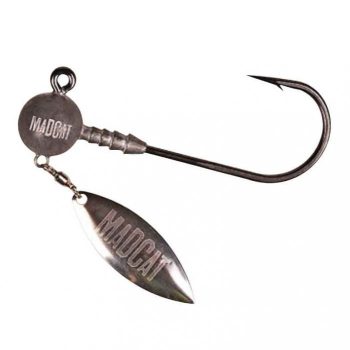 MadCat 40g-os Jiggfej Fűzfalevél Alakú Forgókanállal