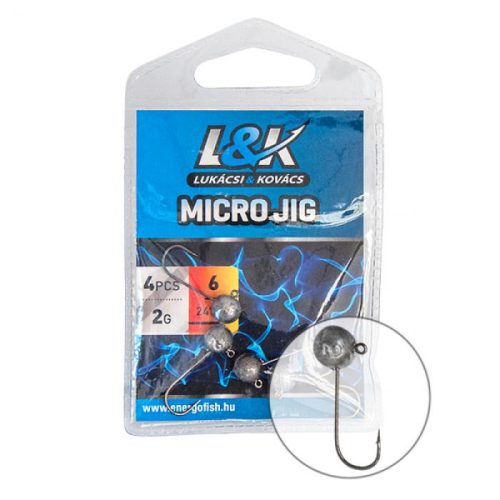 L&K 2316 Micro Jig Fej 1g 4-es