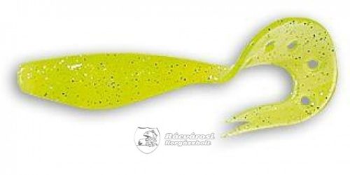 Delalande Sandra gumihal 12cm (18 chartreuse glitter) 2db