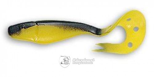 Delalande Sandra gumihal 12cm (42 sárga-fekete hát) 2db