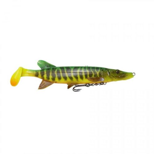 Savage Gear 4D Pike Shad 20cm 65g Firetiger Gumihal