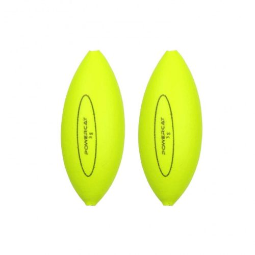 Nevis Power Cat Micro U-Float 3g sárga 2db/cs