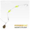 Nevis Power Cat Micro U-Float 3g sárga 2db/cs