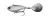Savage Gear Fat Tail Spin Wobbler 5.5cm 9g White Silver