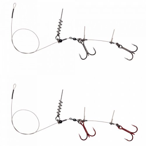 Savage Gear Line-Thru Corkscrew Rig 2x1-es 40cm