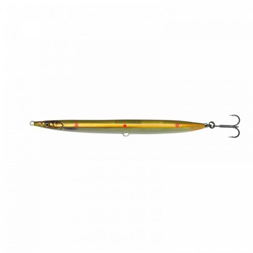 Savage Gear Sandeel Pencil Műcsali 12,5cm 19g Motoroil Red Dots UV