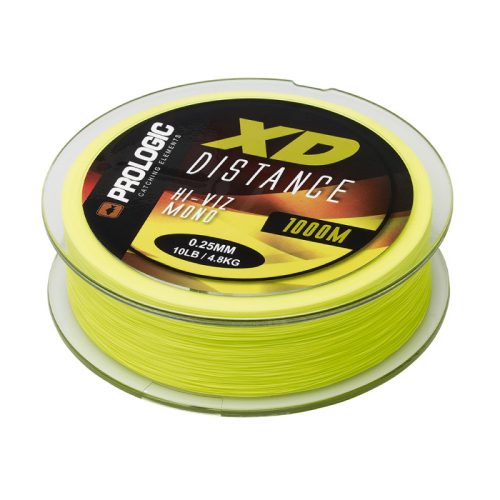 Prologic XD Distance Mono 1000M 0,25MM 4,80kg HI-VIZ YELLOW