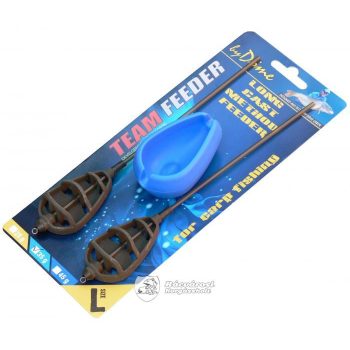   By Döme Team Feeder Távdobó Method Feeder Kosár Szett 25g